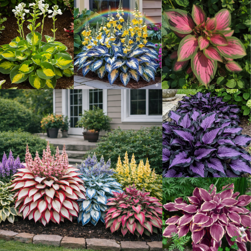 🔥Premium Hosta Flower Seeds + Plant Booster – Japanese Garden Variety