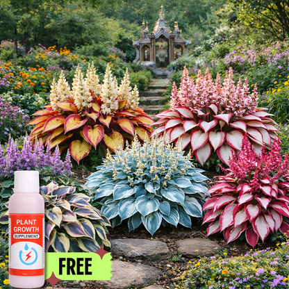 🔥Premium Hosta Flower Seeds + Plant Booster – Japanese Garden Variety